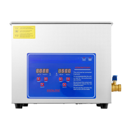 Ultrasonic Cleaner 10L, 40kHz, Digital Timer, Heater