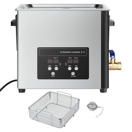 Ultrasonic Cleaner 15L, 40kHz Heated Digital Timer