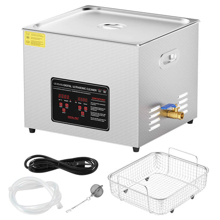 Ultrasonic Cleaner 15L, 40kHz, Timer and Heater