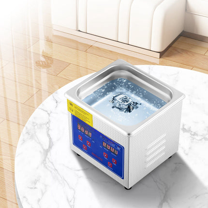 Ultrasonic Cleaner 15L Stainless Steel, Digital Heat Timer