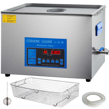 Ultrasonic Cleaner 22L, Dual Frequency 28/40kHz, Heater