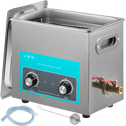 Ultrasonic Cleaner 6L, 304 Stainless, Heater Timer