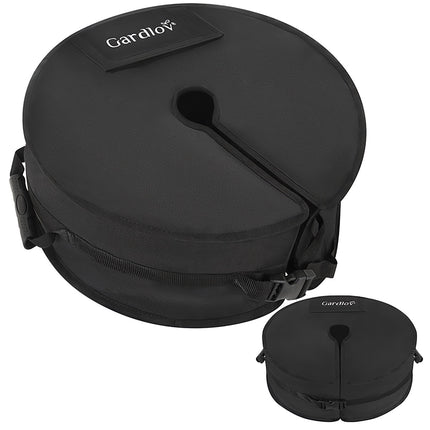 Umbrella Base, 40kg Sand-Filled, Black Oxford Fabric