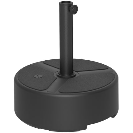 Schirmständerfuß, HDPE, 20 kg, passend für 38–48 mm Stangen