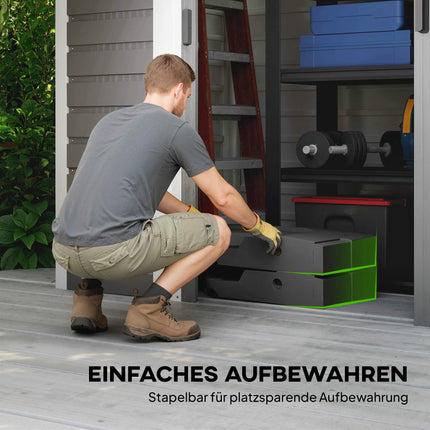 Schirmständergewichte, 2-teilig, HDPE, 80–105 kg Tragfähigkeit