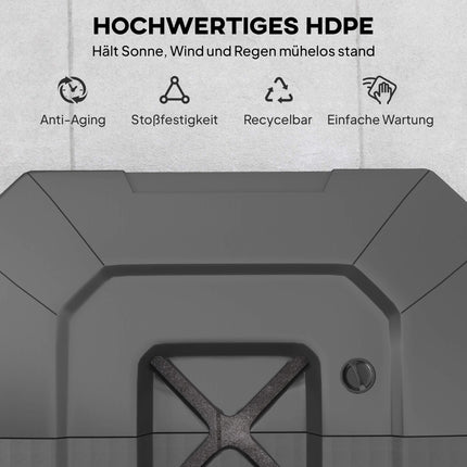 Schirmständergewichte, 2-teilig, HDPE, 80–105 kg Tragfähigkeit