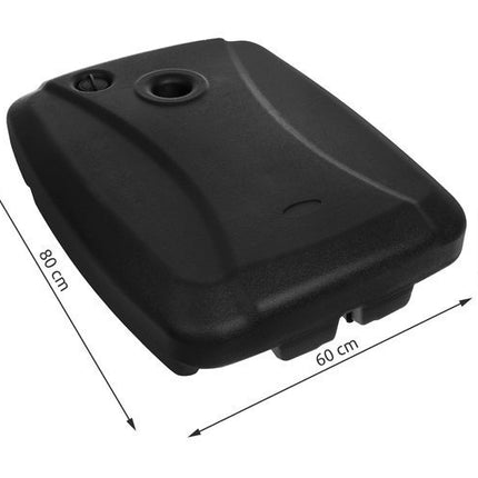 Umbrella base on wheels