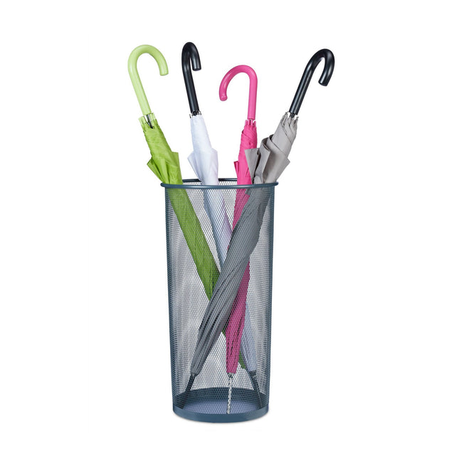 Umbrella stand in metal mesh