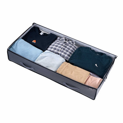 Under Bed Storage Containers, Clear Lids, 90L, 4-Pack