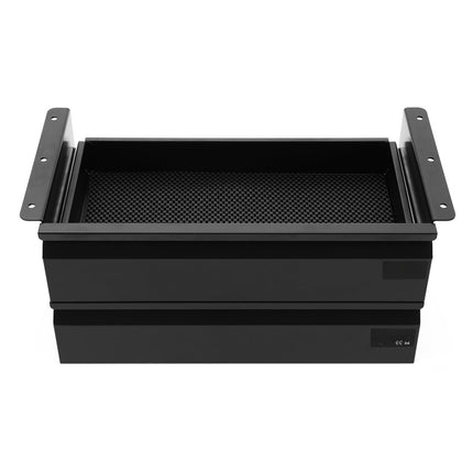 Under Desk Drawer, 2-Layer Slide-Out Steel, 16-Inch