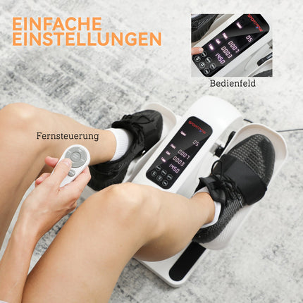 Elektrischer Ellipsentrainer für unter dem Schreibtisch, 12 Geschwindigkeiten, 7 Widerstandsstufen