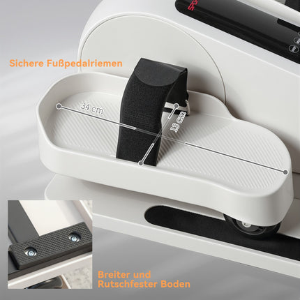 Elektrischer Ellipsentrainer für unter dem Schreibtisch, 12 Geschwindigkeiten, 7 Widerstandsstufen