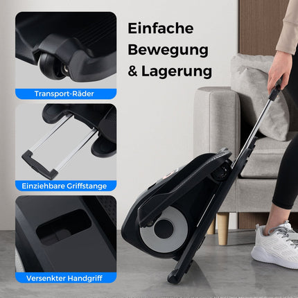 Elektrischer Untertisch-Crosstrainer für Senioren, leises Fitnessgerät