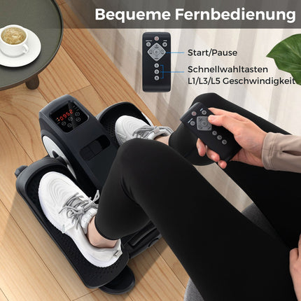 Elektrischer Untertisch-Crosstrainer für Senioren, leises Fitnessgerät