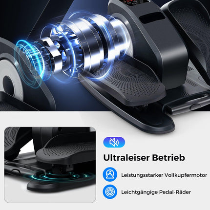 Elektrischer Untertisch-Crosstrainer für Senioren, leises Fitnessgerät