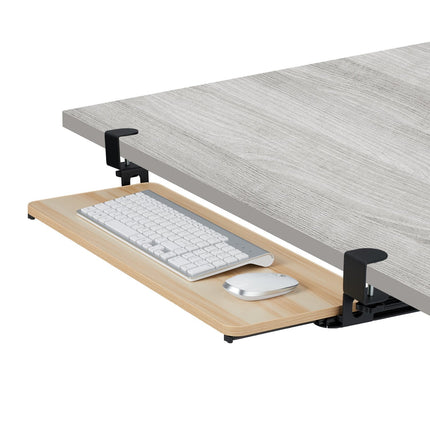 Under-Desk Keyboard Tray with Clamps