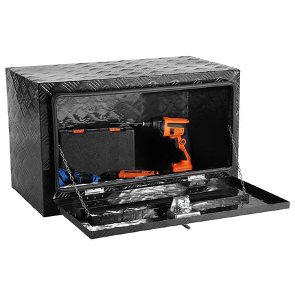 Underbody Truck Tool Box 36 x 17 x 18, Aluminum, Lock