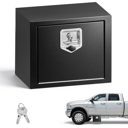 Underbody Truck Tool Box, Steel Locking Storage 18x12x14