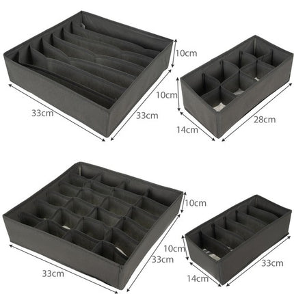 Unterwäsche-Organizer - 4er-Set Ruhy 19914 