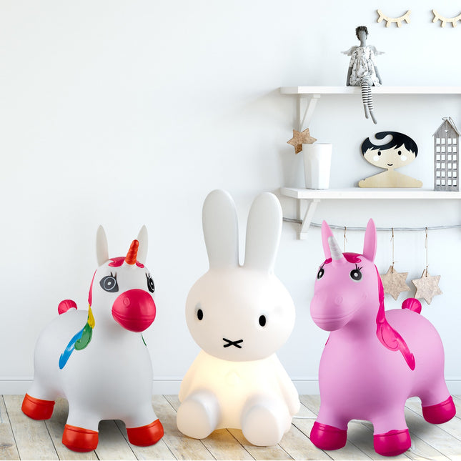 Einhorn Hüpf-Tier für Kinder – Spaß drinnen und draußen