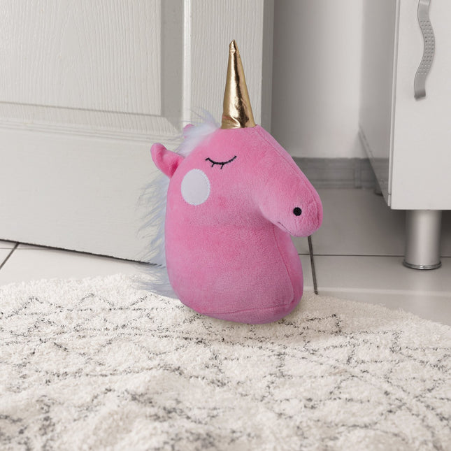 Türstopper mit Einhornmotiv in Pink