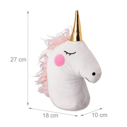 Türstopper Einhorn in Weiß
