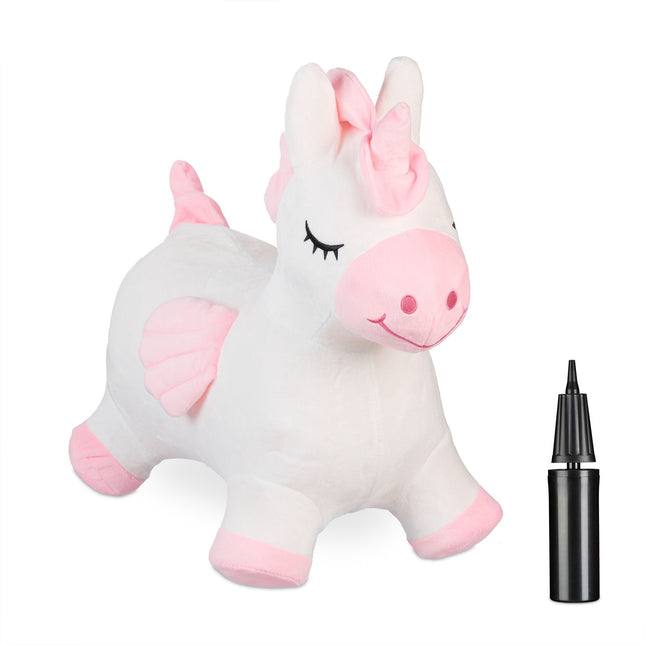 Einhorn Hüpftier mit Mütze