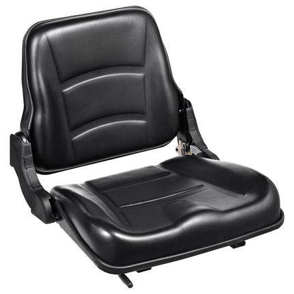 Universal Forklift Seat – Fold-Down Backrest, Safety Switch