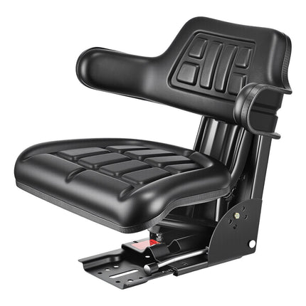 Universal Forklift Suspension Seat, Waterproof, Adjustable Back