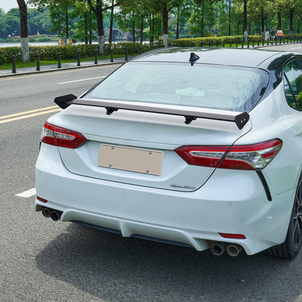 Universal GT Wing Rear Spoiler, 43.3 In, Adjustable, Matte Black