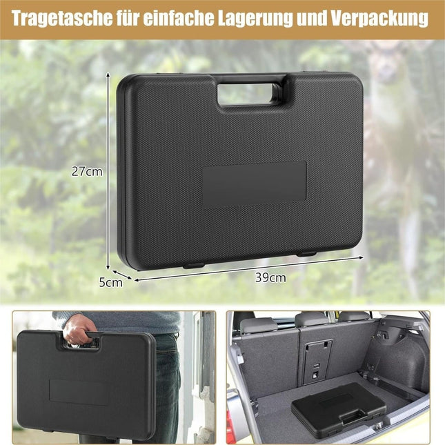Universal-Waffenreinigungsset – Messingstäbe, Bürsten, Tragekoffer