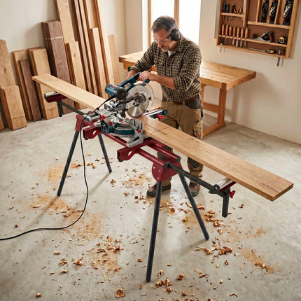 Universal Miter Saw Stand, Foldable, 150 kg Capacity