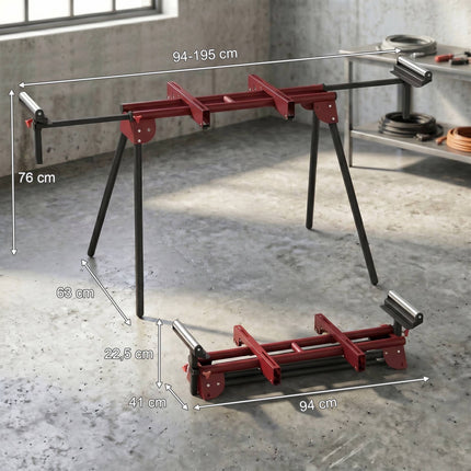 Universal Miter Saw Stand, Foldable, 150 kg Capacity