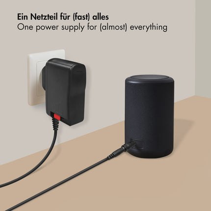 Universal Power Adapter 3-12V 24W with 7 Interchangeable Plugs