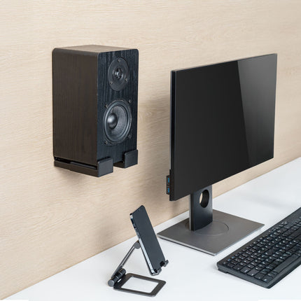 Universelle Soundbar-Wandhalterung, 90–154 mm, Schwarz