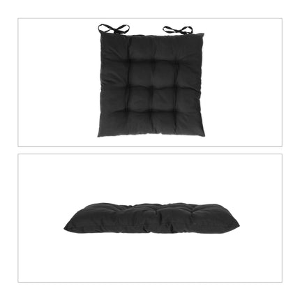 Polster schwarz 4er Set