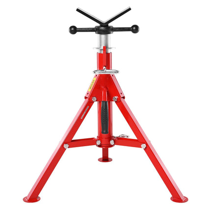 V-Head Pipe Jack Stand, 1/8–12 in, 2500 lb, Folding