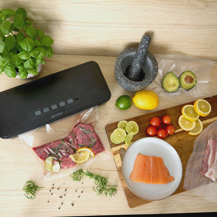 Vakuumiergerät 9L/min 110W Mattschwarz für Sous-Vide