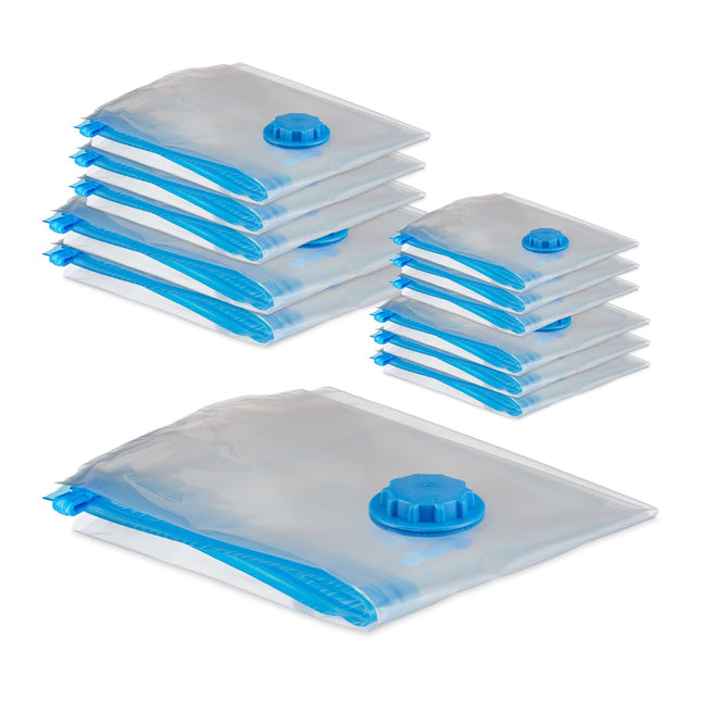 Vakuum-Aufbewahrungsbeutel, 12er-Pack, 4 Größen