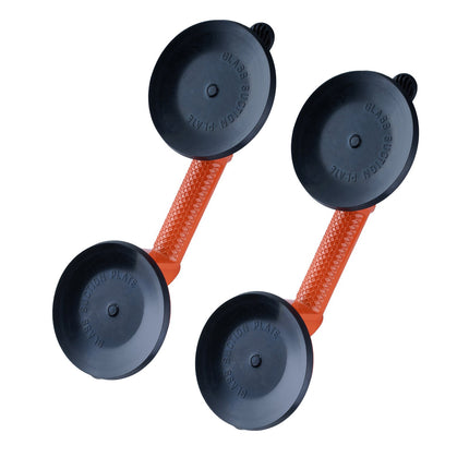 Vacuum Suction Cup Lifter 2-Pack, 4.7 In, Aluminum Handle