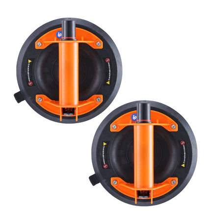 Vacuum Suction Cup Lifter, 8-Inch 2-Pack with Case
