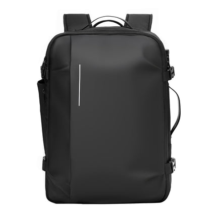 Vacuum Travel Backpack 65L with Pump, TSA Lock, Black