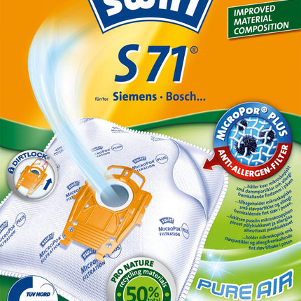 Staubsaugerbeutel S71 NOTE 3X4STK 3STK DFP