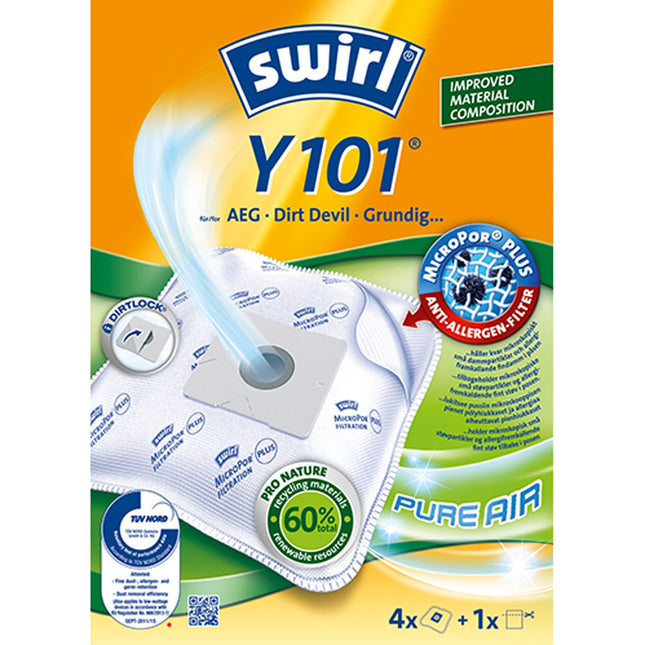 Staubsaugerbeutel Y101 OBS 3X4PCS 3PCS DFP