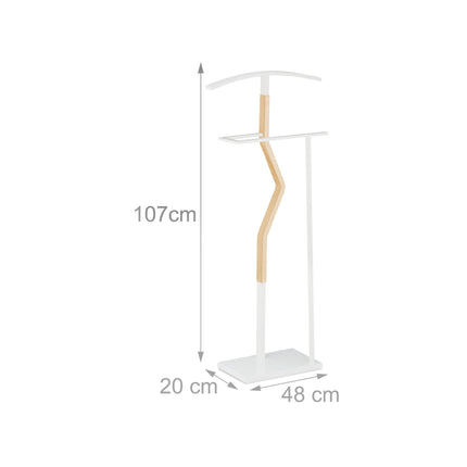 Valet Suit Stand White
