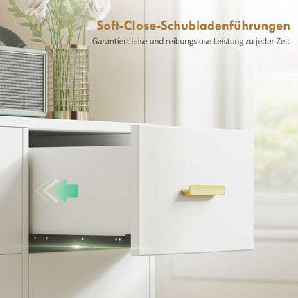 Schminktisch mit verstellbarem LED-Spiegel und Stauraum