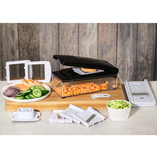 Vegetable Chopper – Manual, Easy-Clean, Multi-Blade