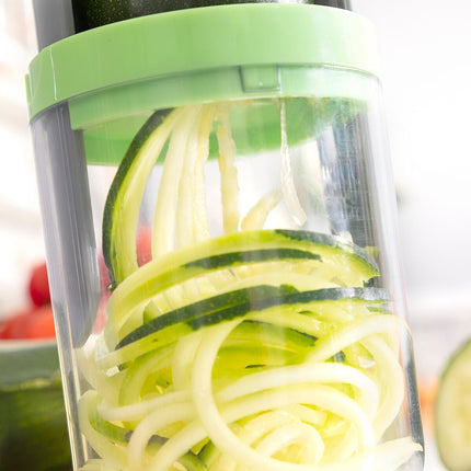 Gemüsespiralschneider und -reibe mit Rezepten Vigizer InnovaGoods