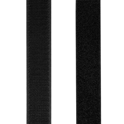 Klettverschluss doppelseitig 25mm 5 Meter Schwarz
