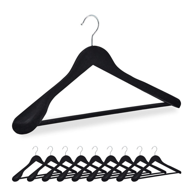 Velvet Clothes Hanger Set of 10